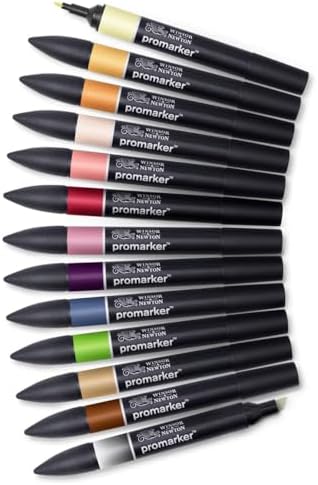 Winsor & Newton Promarker, Set of 12, Manga Steampunk