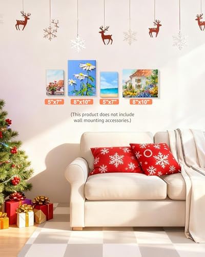 MaxGear 12 Pack 8x10 Canvas Boards for Painting