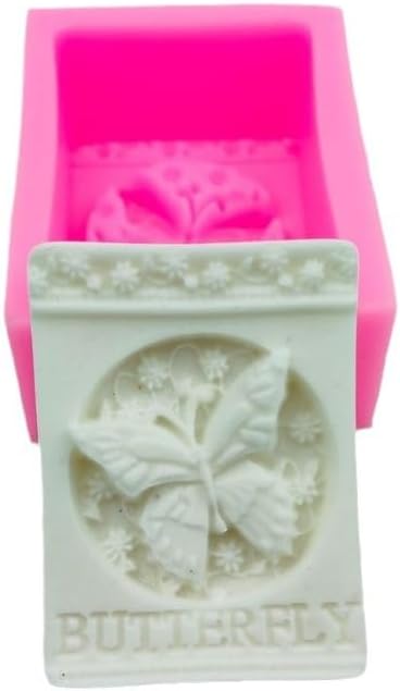 Natural Tree Flowers Silicone Soap Mold for Natural Skincare Soap Making, DIY Skincare Products & Small Business Soap (Butterfly)