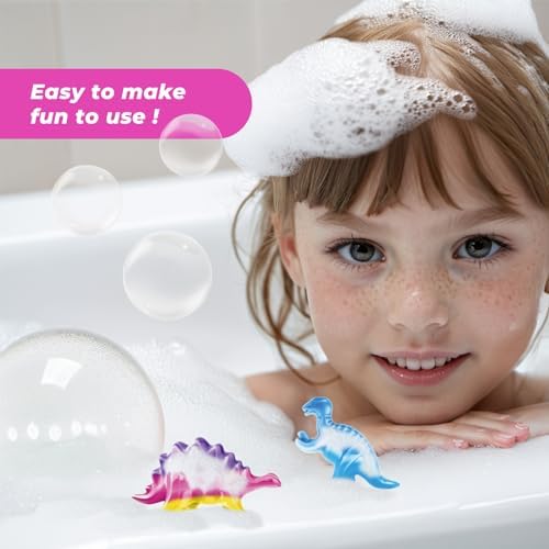 Dino Soap Making Kit, DIY STEM Craft, Gift for Girls & Boys 8+
