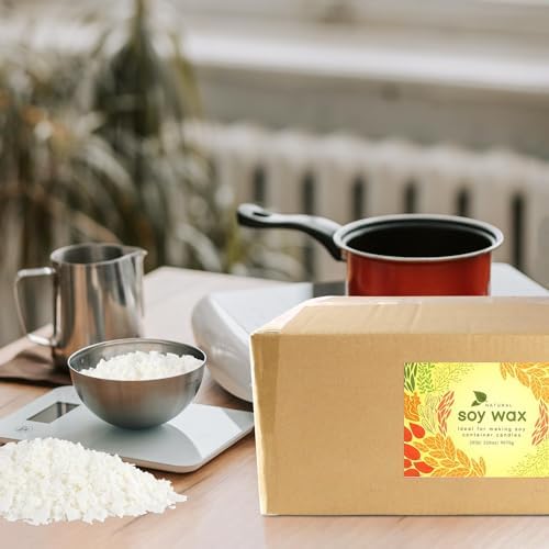 Natural Soy Wax for Candle Making 20 lb Bag, Soy Wax Flakes,DIY Candle