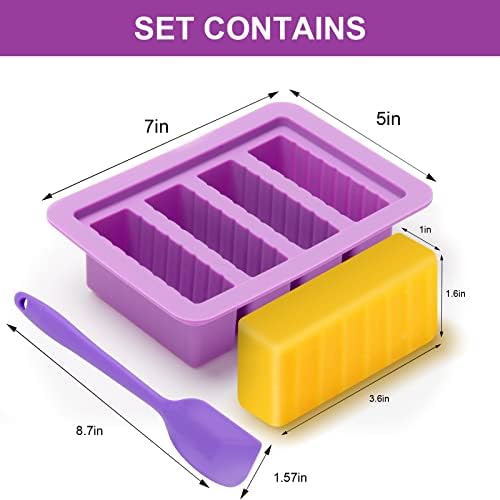 KeFanta 2 Packs Silicone Butter Mold with Lid
