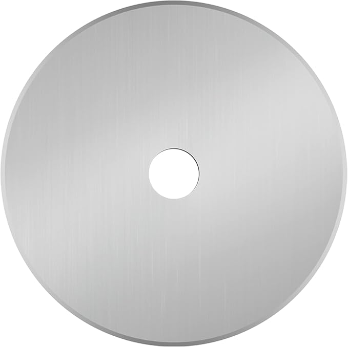 60mm Rotary Cutter Blades 5-Pack Replacement Blades Fits Fiskars, OLFA,Martelli,Dremel,Truecut,DAFA for Quilting Scrapbooking Sewing Arts & Crafts Sharp and Durable Cutter Blade (silver)