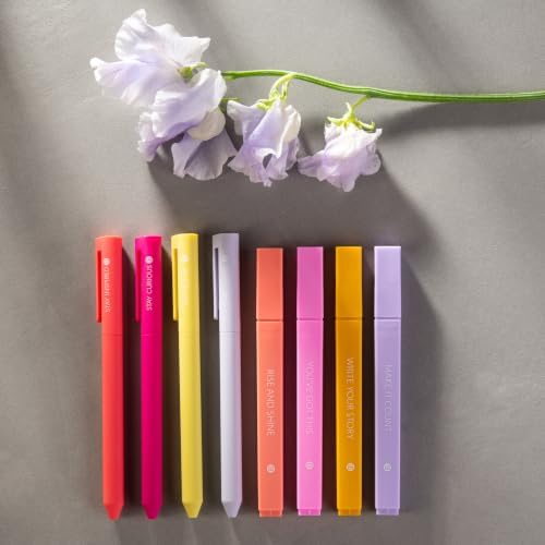 DIVERSEBEE Aesthetic Highlighters and Gel Pens, No Bleed (Inspire)