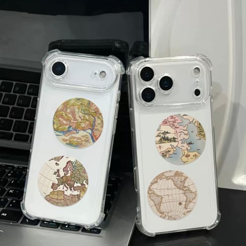50PCS Travel Stickers, Vintage Map Earth Stickers