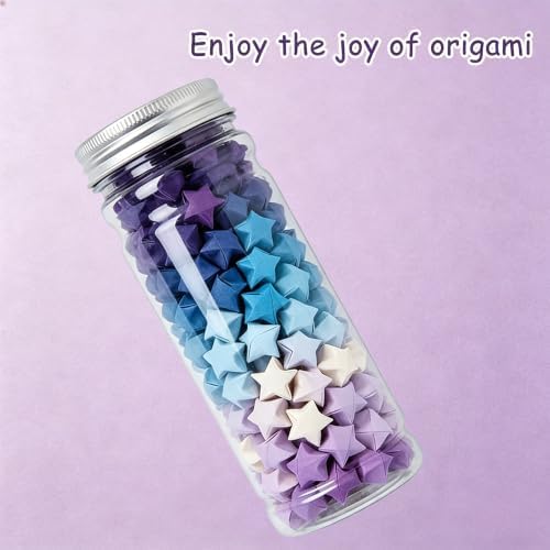 540 sheets Origami Stars Papers Package DIY Paper - 7 Colors