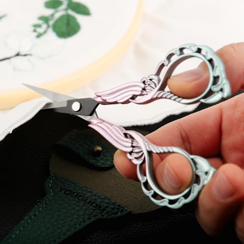 YOUGUOM Detail Scissors with Cover, Small Craft Shears
