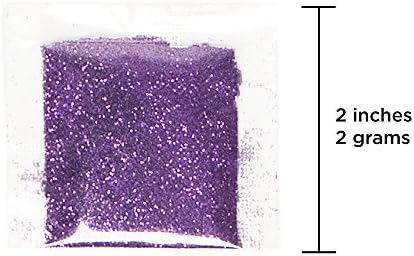 Horizon Group USA Assorted Glitter Packs , Pack of 48, Neon, Glitter, Metallic Colors
