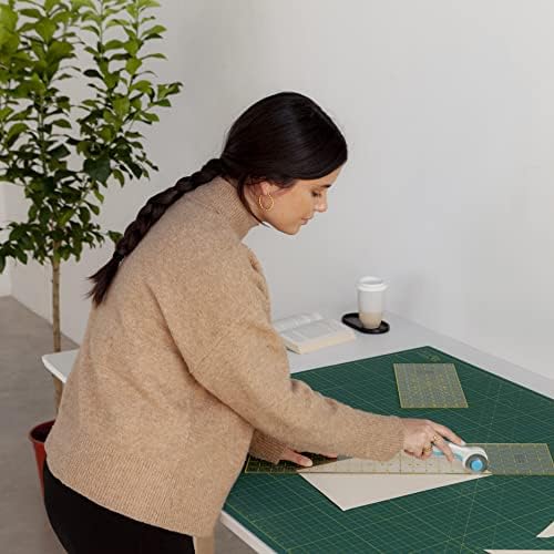 Elan Cutting Mat A0 Green, Extra Large Self Healing Cutting Mat 36 x 48 Inch, 5-Ply Craft Board Green, Hobby Board for Crafts 36x48 Inch