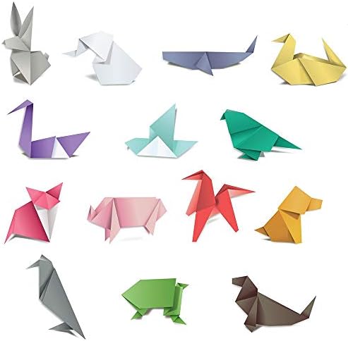 Opret Origami Paper Large Single Sided for Arts and Crafts Projects | Origami Papers, 20X20cm / 8 Inch, 100 Sheets, 50 Vivid Colors
