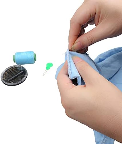 Eketirry Plastic Needle threaders, 35pcs Needle Threader Hand Machine Sewing Tool for Sewing Crafting, Knitting Craft, Quilting, DIY Art, Color Random (35)