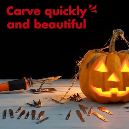 Honoson 42 Pcs Electric Hot Knife Cutter for Carving Craft Project, Orange