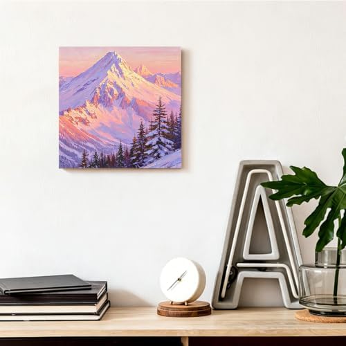 10 Pack 5x5 Inch Unfinished Wood Panel Boards for DIY Painting Art Crafts