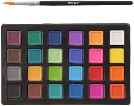 Darice Studio Kids Art Set in Metal Assorted Case Colors, 71 pieces