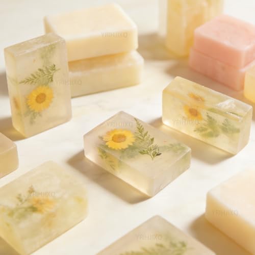 2Pcs Soap Molds Silicone | Rectangle Molds for Soap Making Soap Homemade Craft 8×6×4cm