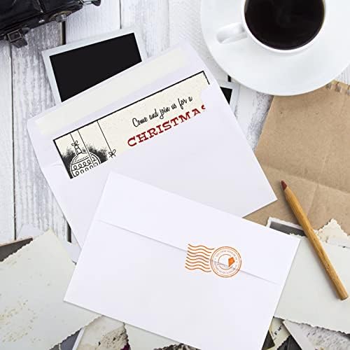 Joyberg 280 Packs A4 Envelopes, White, 4x6 Photo, Self Seal for Invitations, Weddings, Baby Shower, Photos, Postcards, Greeting Cards, Mailing