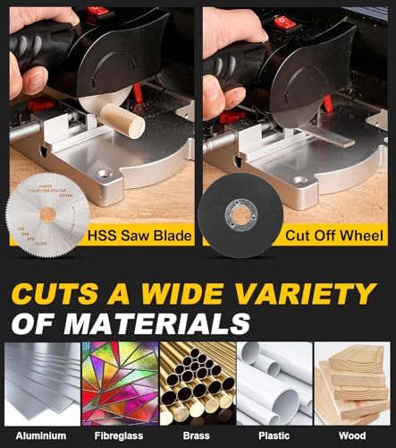Sbestily Mini Miter Cut-Off Chop Saw for Miniature Model Making, Arrow Saw