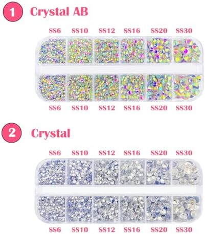 Hotfix Rhinestones Bedazzling Kit,Iron-on Hot Fix Applicator Setter Tool with Rhinestones,Hot Fixed Wand for Clothes Clothing Fabric Crafts,Crystal