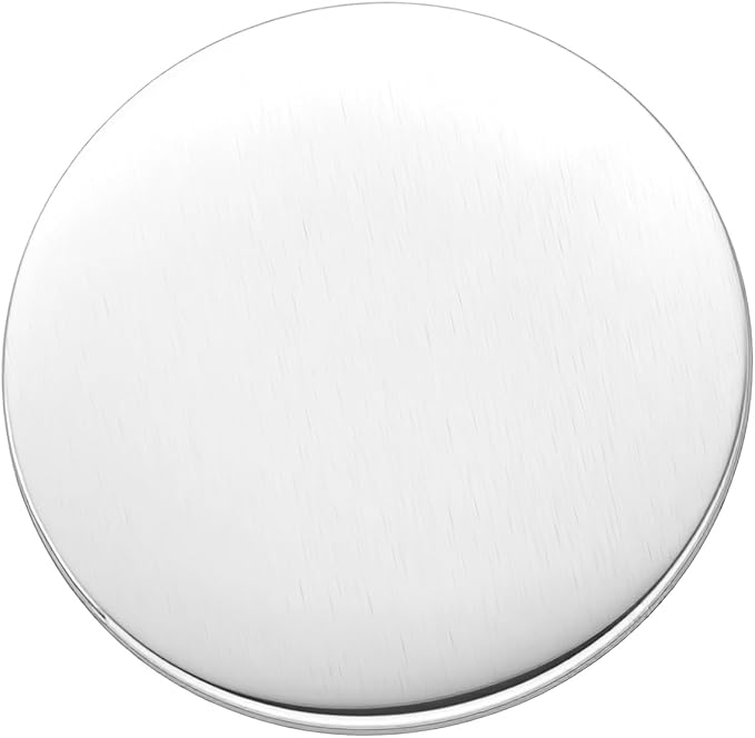 VEVOR Button Maker Supplies 50 Sets 3 in / 75 mm Magnet Button Parts, with Magnetic and Bottle Opener Backs, Metal Shells, Clear Mylar Films, and Blank Circle Papers, for Home DIY, Kitchen Decor