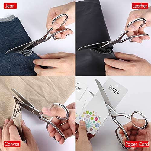 LIVINGO 8" Fabric Scissors Professional Tailor Sewing Shears