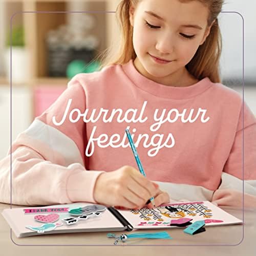DIY Journal Kit for Girls - Gift for 8-14 Year Old Girl - Crafts for Teen | Cool Birthday Gifts Ideas for Teens - Fun, Cute Art & Crafts Kits for Tween Teenage Kids- Scrapbook & Diary Supplies Toy Set