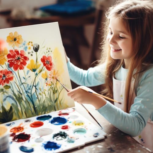 FIXWAL Canvas Boards for Painting 32 Pack Multi Sizes | Includes 8x10, 9x12, 11x14, 5x7 canvas panels, artist painting boards for acrylic oil watercolor art