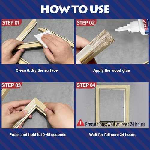 Wood Glue, Liquid Super Glue for Wood 40g