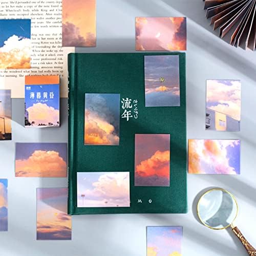 450 Pieces Washi Sticker Set, 9 Set Scrapbooking Diary Planner Album Diary Notebook, Scrapbooking Sticker Journaling Supplies for DIY Arts and Crafts Card Making Laptop Decoration