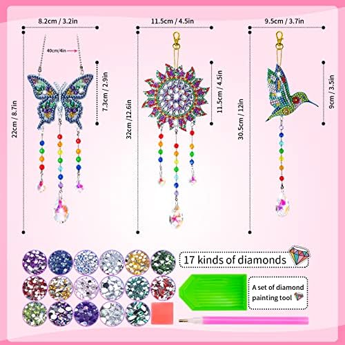 Crafts for Kids Ages 8-12, Birthday Gifts Presents Girls Diamond Art Kits