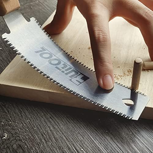 RUITOOL Japanese Hand Saw 6 Inch Double Edge Ryoba Pull Saw for Flush Cuts