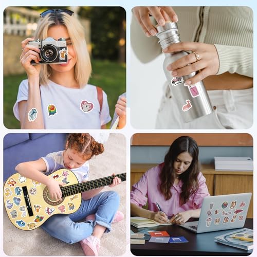 Arme Cute Animal Stickers Bulk Waterproof Water Bottle Stickers Pack 400PCS | Vinyl Stickers for Kids, Toddlers, Teens, Boy, Girl, Fun Stickers for Classroom Reward, Luggage, Cups, Random