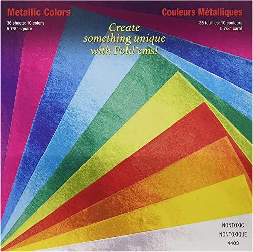 Yasutomo Origami Metallic Asst Colors 36 Sheets