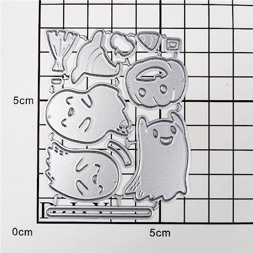 Horror Halloween Ghosts Metal Cutting Dies for Card Making