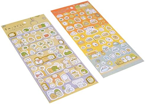 8 Sheet Colorful Sticker 500+ Adhesive Sticker Decorative Labels for Diary, Album (8 Sheet Sticker 500+)