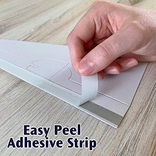ArtSkills PA-1262 10" Easel Back Peel and Stick Poster & Project Stands, 6 Count, 10 Inch