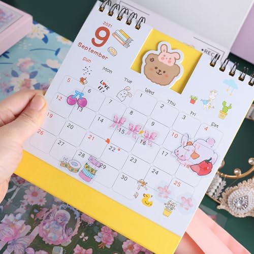 Cute Animal Stickers Set (100 Sheets) -Kawaii Clear PET Transparent Cartoon Decorative Scrapbooking Supplies for Bullet Journaling,Diary,DIY Arts Crafts,Album,Planner,Junk Journals,Calendars Notebook