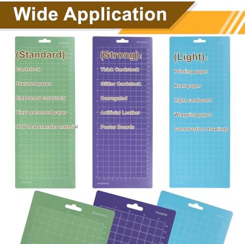 Cutting Mat, 6 Pack (4.5x6.5 Inch & 4.5x12 Inch)