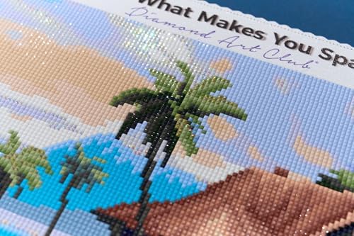 DIAMOND ART CLUB Beach Bungalow Diamond Art Kits for Adults