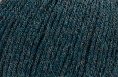 100% Baby Alpaca Yarn for Knitting & Crocheting - Set of 3 Skeins of Premium Yarn DK - Lightweight, Hypoallergenic & Thermal Peru Made - Ideal for Delicate Projects (M019 - Dark Teal)