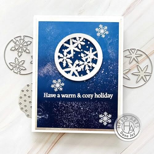 Hero Arts DI919 Fancy Dies, Looking Glass Snowflake