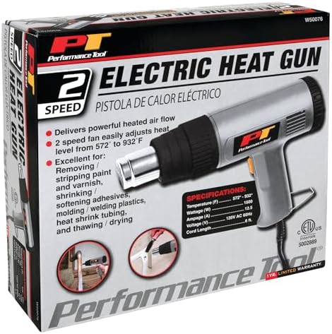 Performance Tool W50076 1500W Dual-Speed Heat Gun