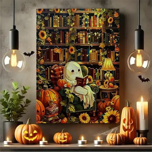 Pxzcrypha Halloween Paint by Number Kits for Adult Frameless 16X20inch