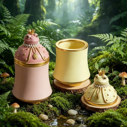 Frog Trinket Jar Silicone Mold, Storage Container Mold with Lid