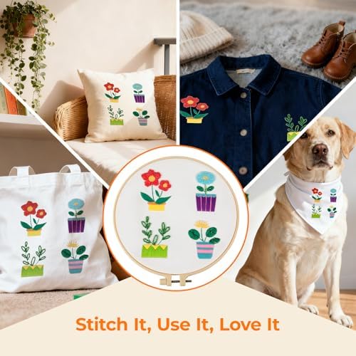 HTVRONT Sparkling Bead Embroidery Set, 3 Packs, for Senior Beginners