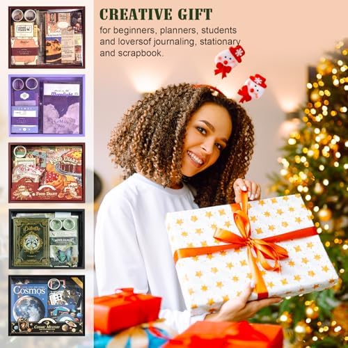 Scrapbook Supplies Kit, Vintage Junk journaling Supplies, Scrapbooking Kit