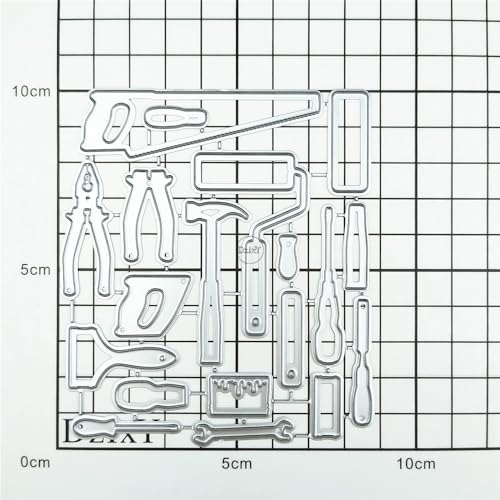 Home Tool Saw Wrench Metal Cutting Dies for Card Making