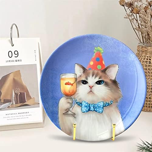 Kruodop 6 Inch Plate Stands for Display, 3 Pack Plate Holder Display Stand, Gold Metal Frame Easel Holder Stand for Pictures,Book, Photo, Decorative Plate