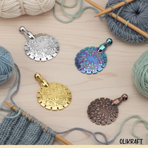 Olikraft 4-Pack Yarn Cutter Pendants (Mixed Colors)