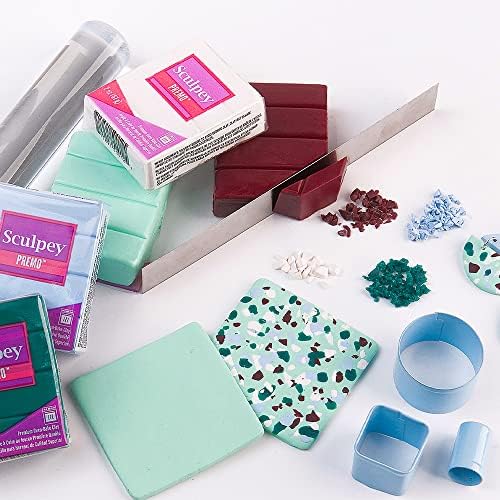 Sculpey Premo Polymer Oven-Bake Clay, Navy, Non Toxic, 2 oz. bar, Great for Jewelry Making, Holiday, DIY, Mixed Media and Home décor Projects. Premium Clay Great for clayers and Artists.