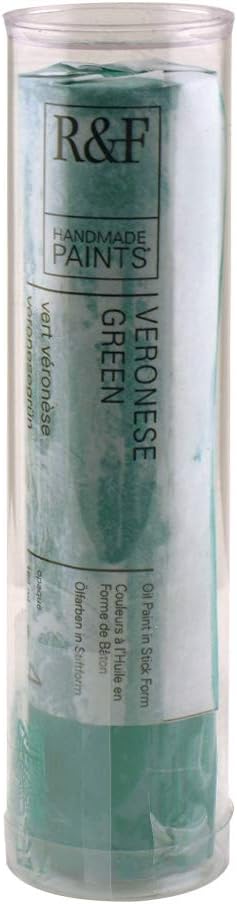 R&F Handmade Paints - Professional Oil Pigment Stick, Veronese Green, 188 ml